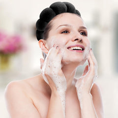 طوق شعر مبطن ناعم اسود