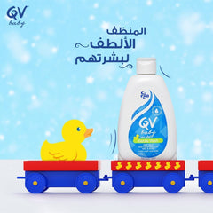 غسول QV للاطفال منظف للجسم والبشرة 250 جم