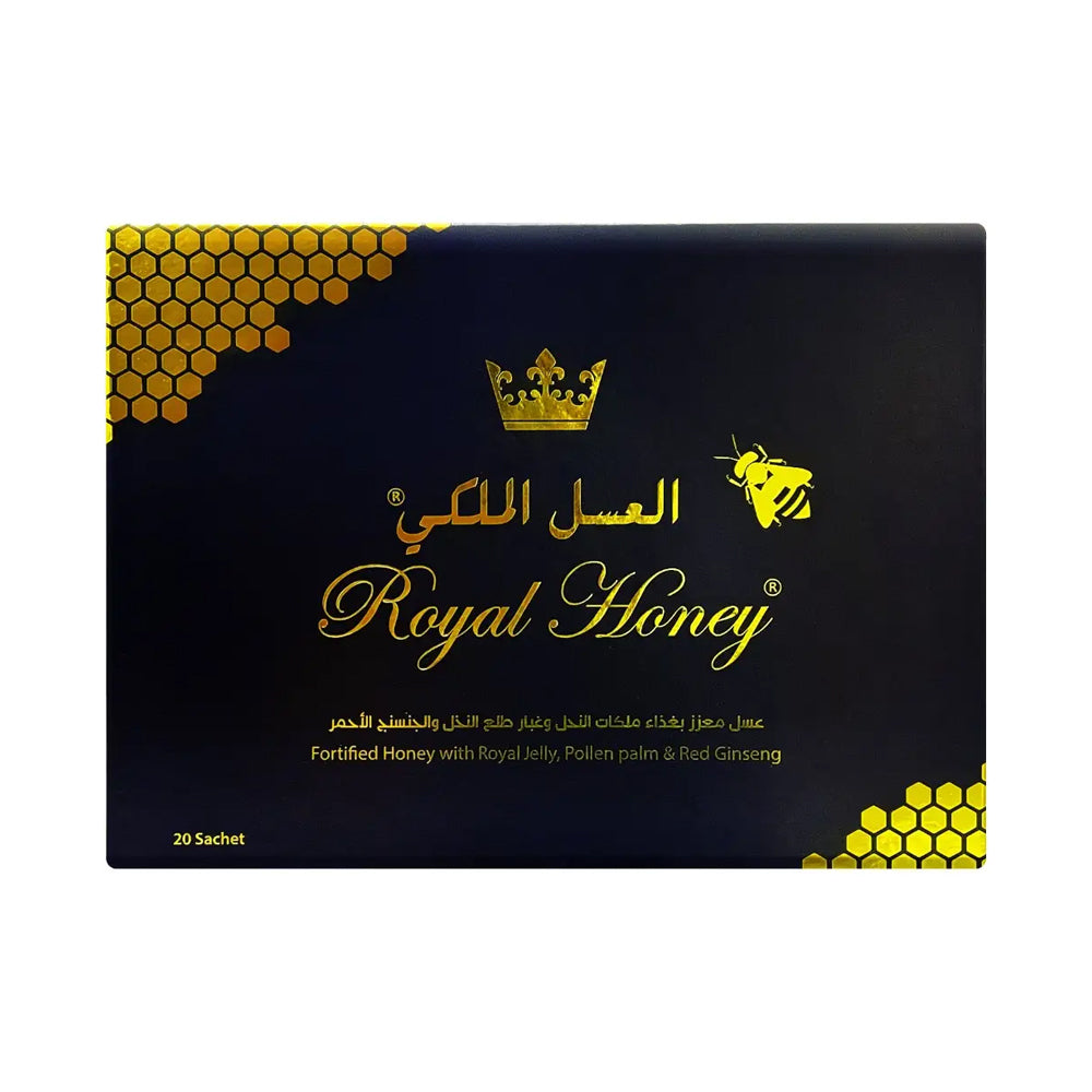 العسل الملكي الكوري عسل سدر مع الجنسنج الأحمر وغذاء ملكات النحل 20 كيس