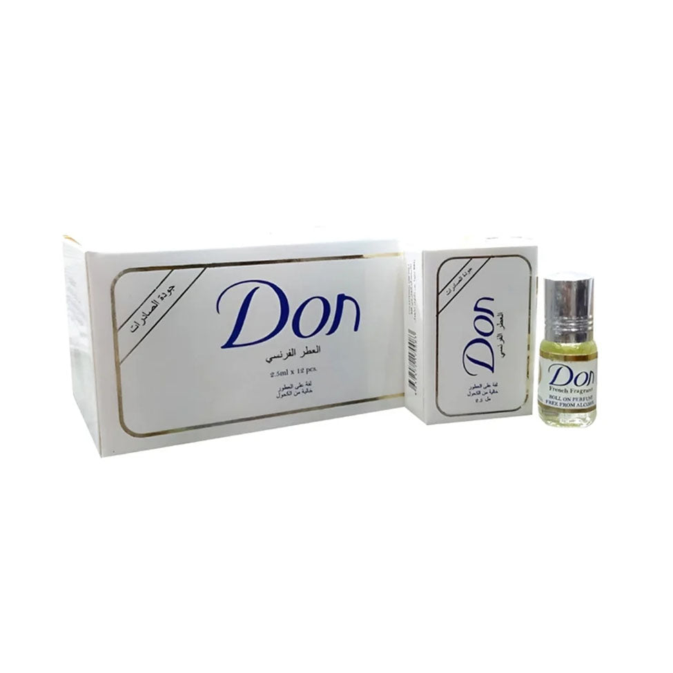 العطر الفرنسي من دون 2.5 مل × 12 قطعه