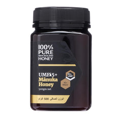 عسل المانوكا 100% بيور نيوزلاند 500 جم UMF 15+