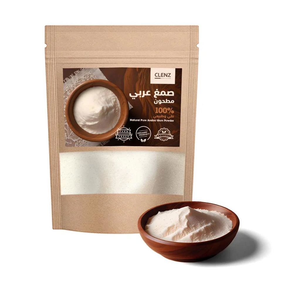 الصمغ العربي مطحون طبيعي 100% 150 جم - كلينز