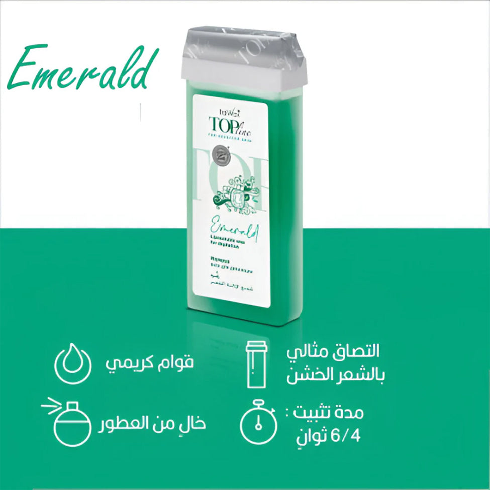 ايطال واكس رول شمع توب لاين إيطالي للبشرة الحساسة بالزمرد 100 مل