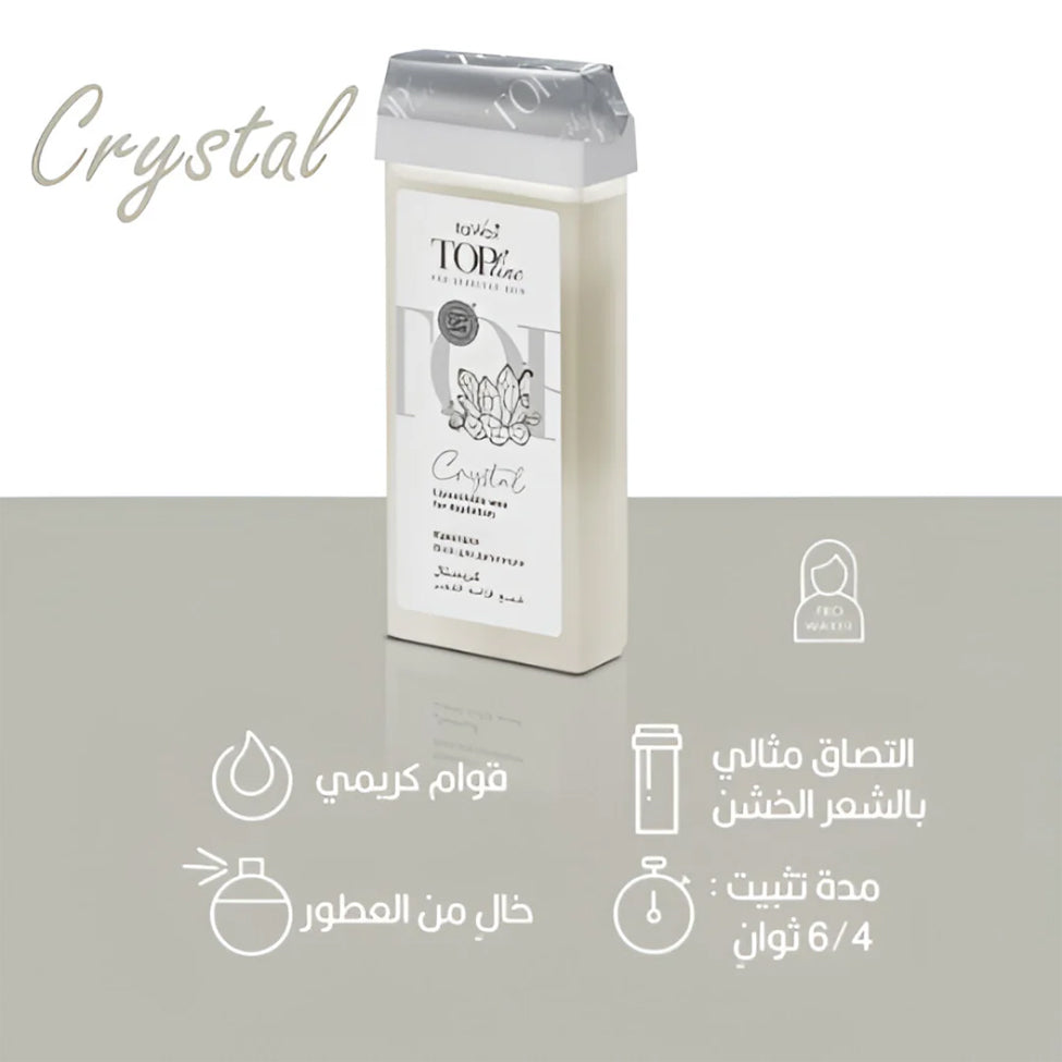ايطال واكس رول شمع توب لاين إيطالي للبشرة الحساسة بالكريستال 100 مل