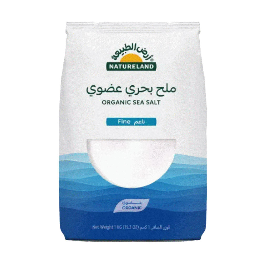 أرض الطبيعة ملح بحري عضوي 1 كجم