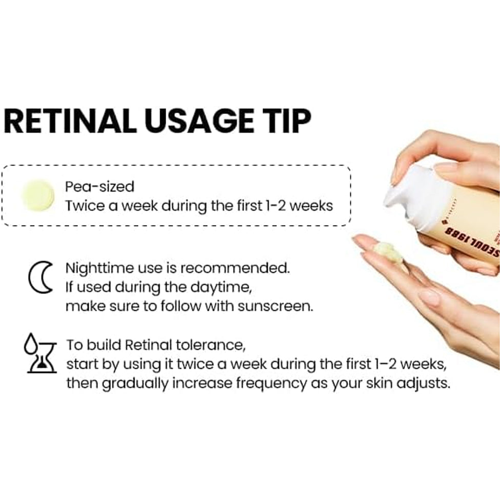 سيول 1988 كريم بالريتينال الليبوسومي 1% + أرز مخمر 50 مل من كي سيكرت
