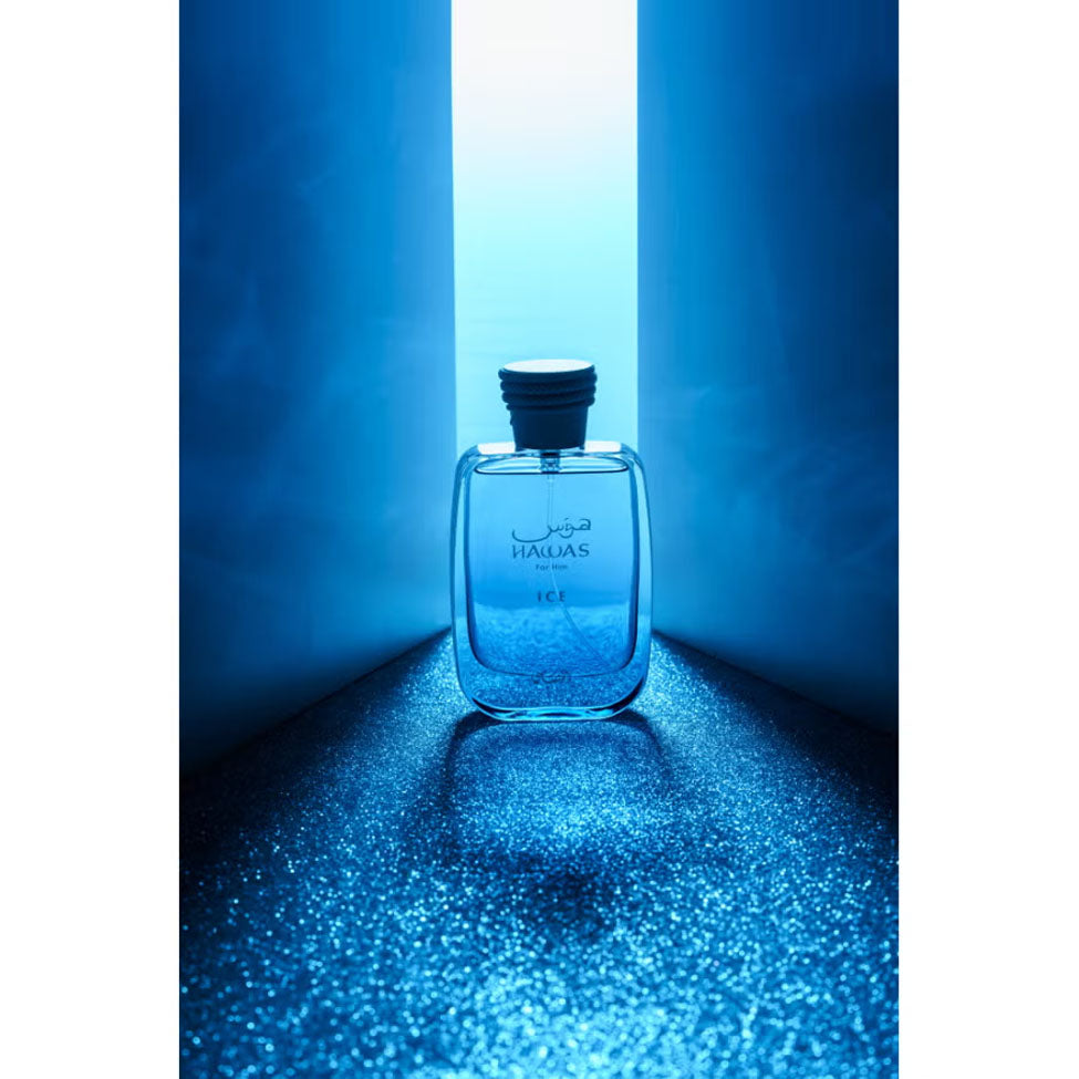 عطر حواس آيس للرجال من الرصاصي 100 مل