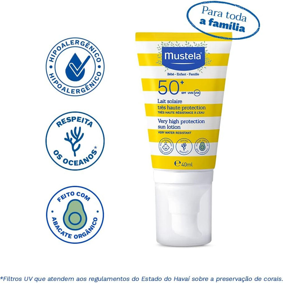 موستيلا لوشن واقي شمس للأطفال +SPF 50 40 مل