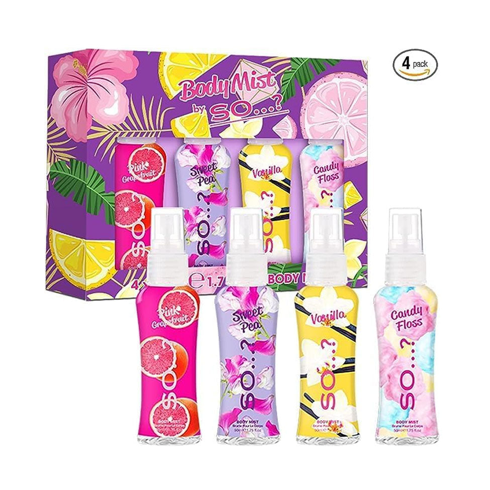 مجموعة معطر جسم بخاخ من سو 4 × 50 مل