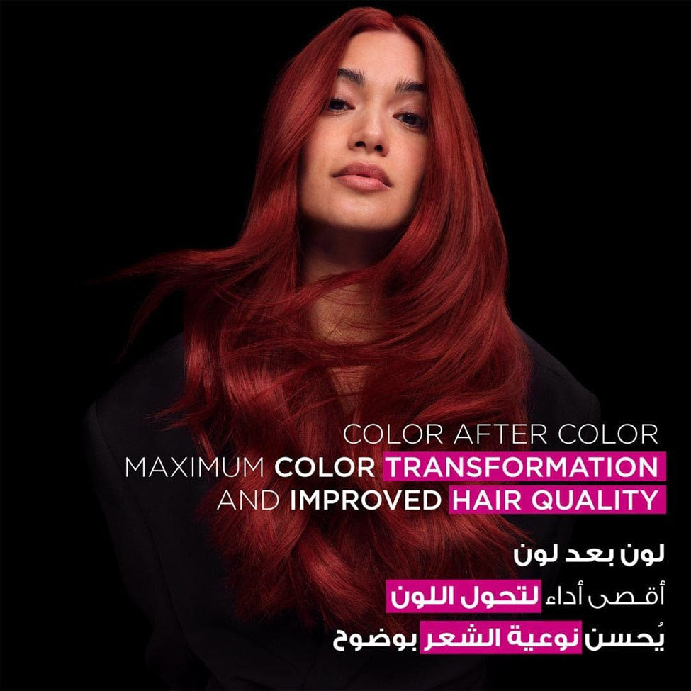 غارنييه صبغه شعر اوليا أحمر غامق 4.6