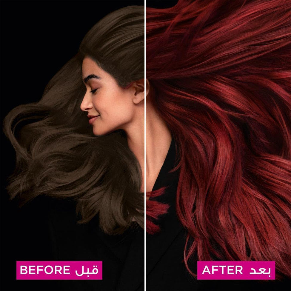 غارنييه صبغه شعر اوليا أحمر غامق 4.6
