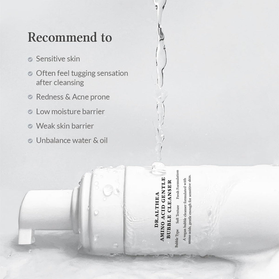 منظف فقاعات لطيف بالأحماض الأمينية 140 مل من دكتور ألثيا‏