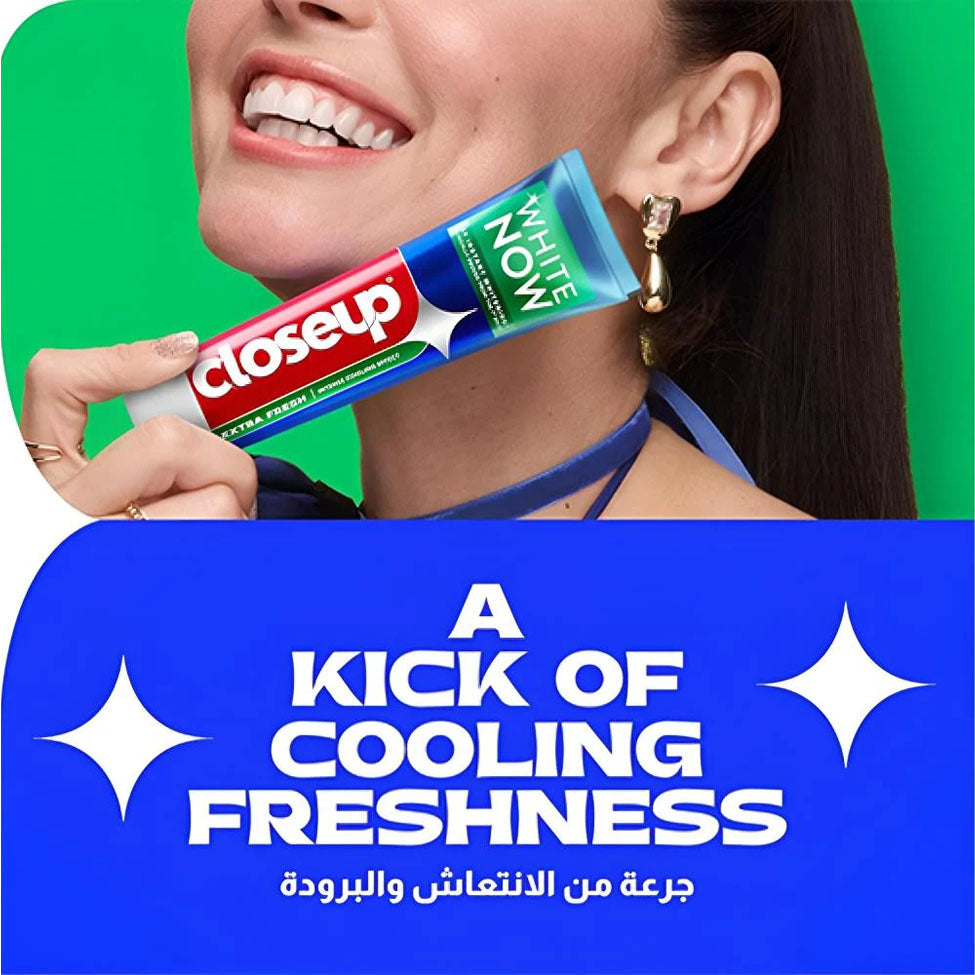 كلوز أب معجون الأسنان وايت ناو اكسترا فريش 75 مل