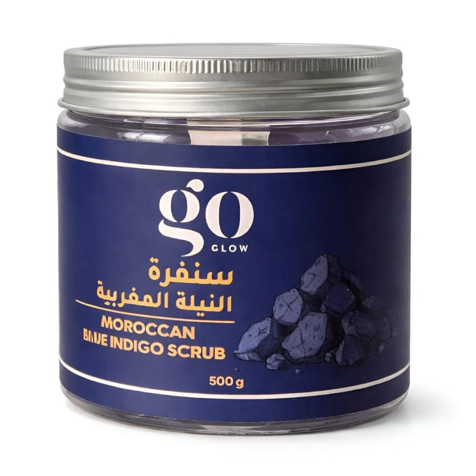 جو جلو صنفرة الوجه والجسم النيلة المغربية  500 جرام