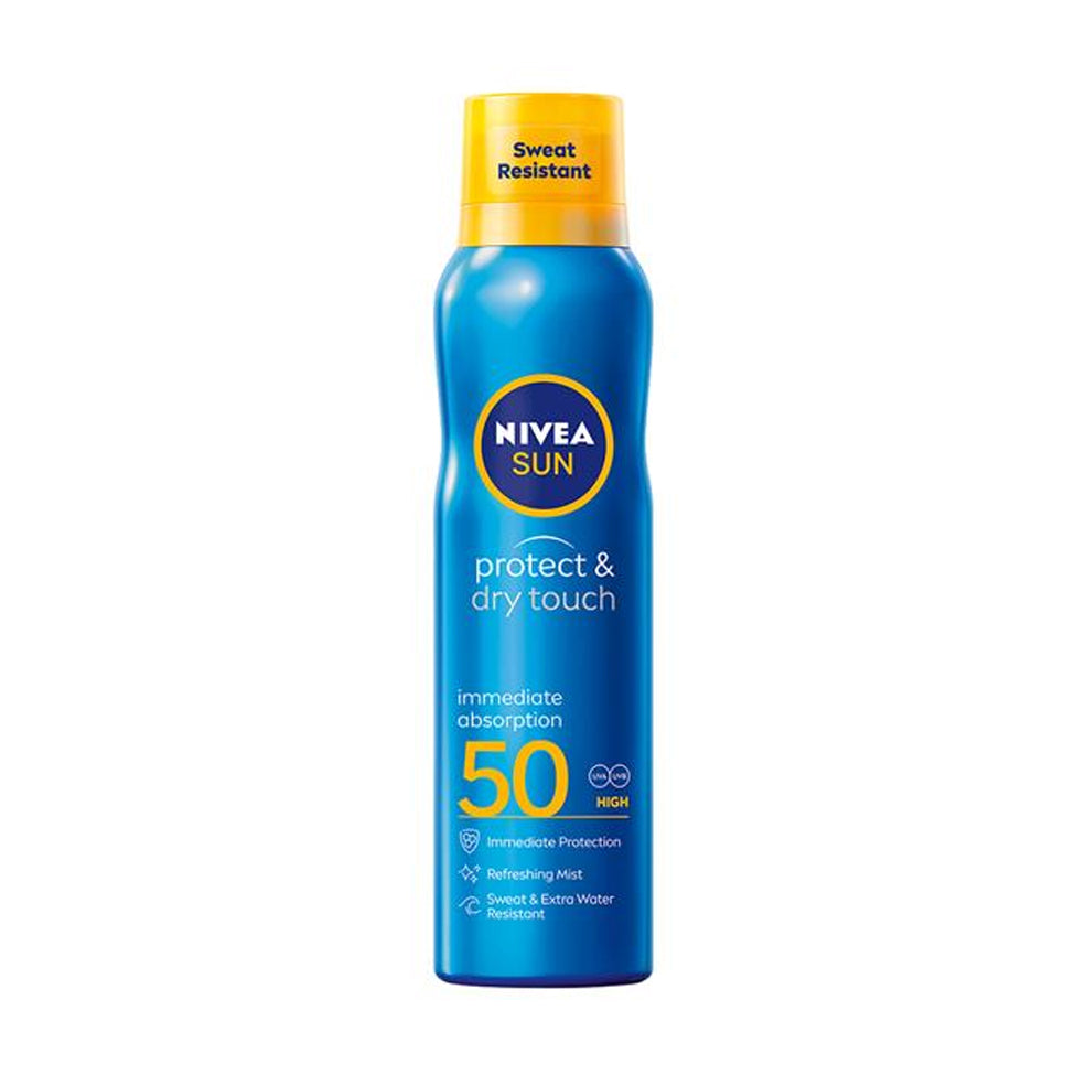 نيفيا بخاخ واقي شمس SPF 50 حماية و ملمس جاف 200 مل