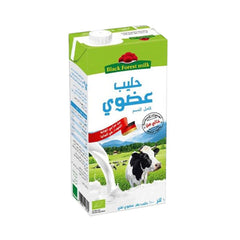 بلاك فوريست حليب عضوي كامل الدسم 1 لتر × 12 عبوة