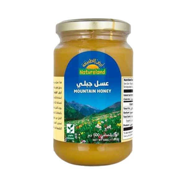 أرض الطبيعة عسل جبلي 500 جم
