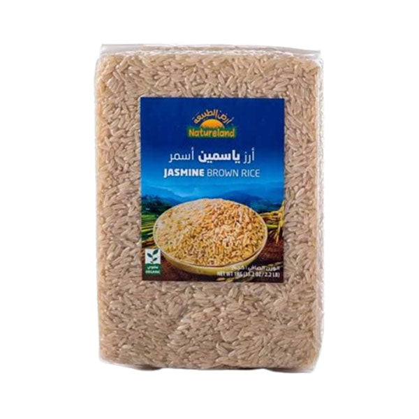 أرض الطبيعة أرز ياسمين أسمر 1 كجم