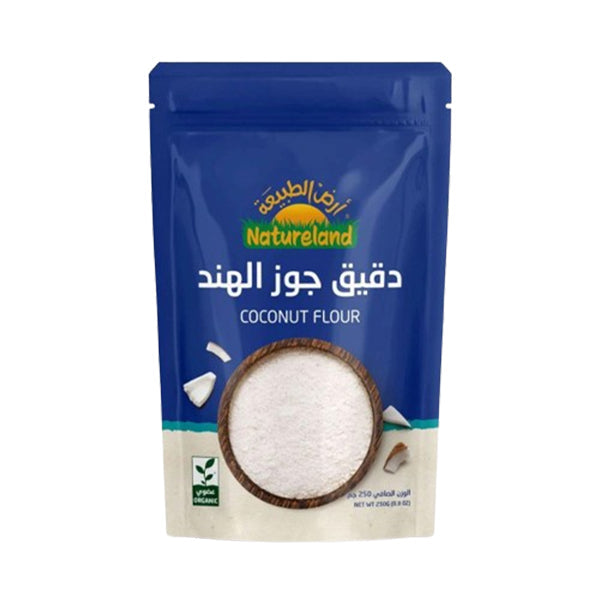 أرض الطبيعة دقيق جوز الهند 250 جم