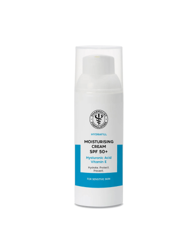PF سيروم مرطب بحمض الهيالورونيك وفيتامين E مع SPF 50 50 مل