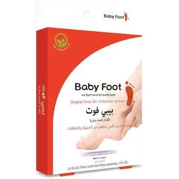 بيبي فوت جوارب مقشر القدمين برائحة لافندر