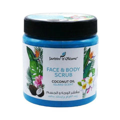 جاردن اورليان مقشر للوجه والجسم بزيت الكوكو وايسلند سانت - 500 مل