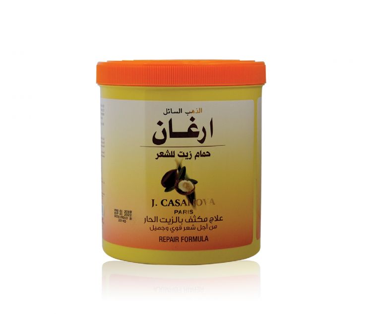 جي كازانوفا حمام زيت للشعر بزيت الأرغان 1000 جم