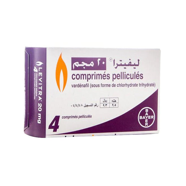 ليفترا 20 مجم عدد 4 أقراص