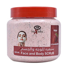 ماكسدونا سنفره للوجه والجسم فراولة 500 مل