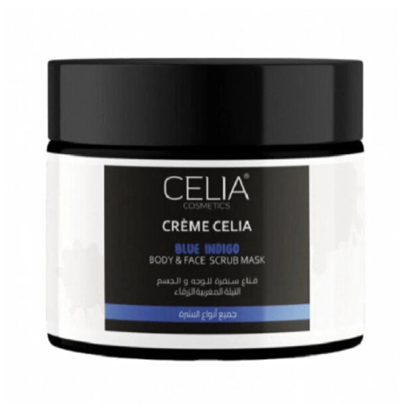 سيليا قناع مقشر للوجه و الجسم النيلة الزرقاء 500 مل
