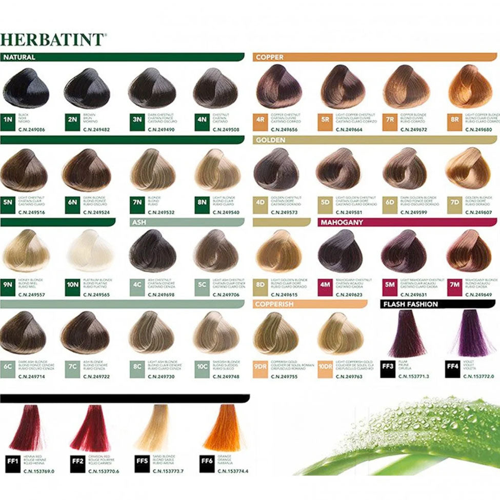 هيربل كولور صبغة نباتية دائمة 5D بني ذهبي متوسط 135 مل