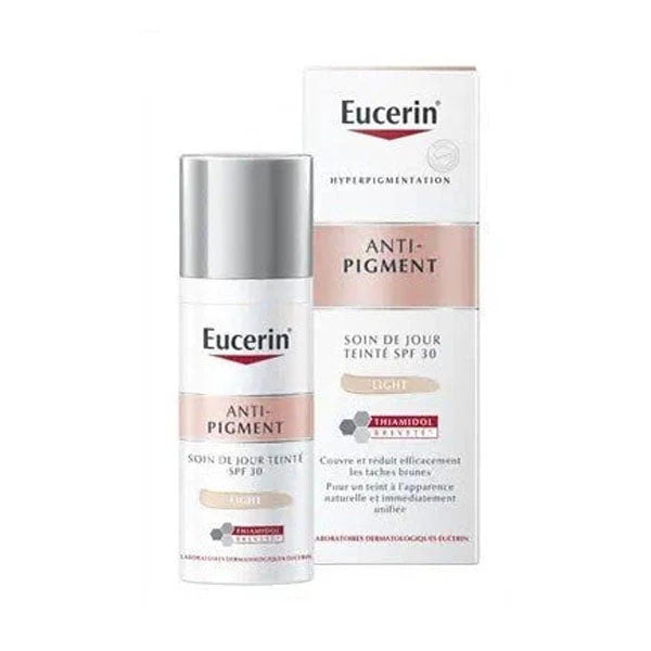 كريم eucerin للبقع الداكنة انتي بيجمنت للعناية النهارية لايت بمعامل حماية 30 عبوة - 50 مل